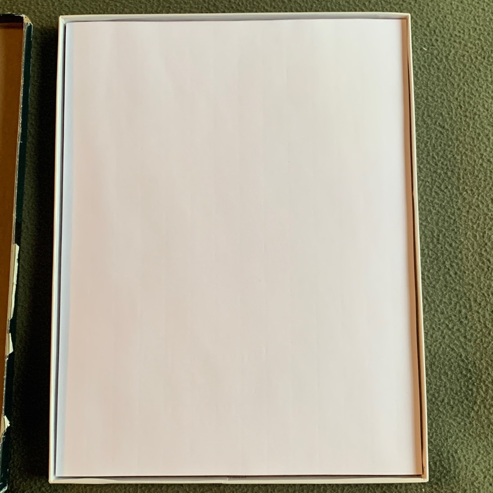 Southworth Antique Laid white paper. 8 1/2” x 11”. Open box. 60 sheets. - Picture 4 of 6